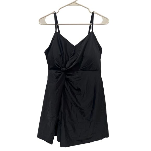 Grace Karin V-neck Tummy Control One Piece Swimdress Swimsuit NWT Size L - Picture 2 of 10